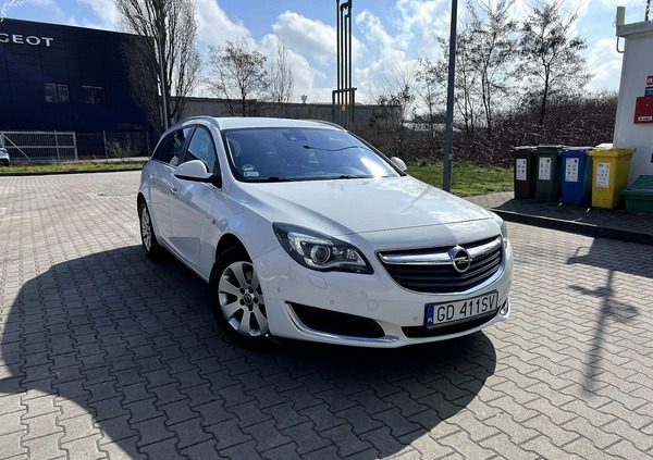 Opel Insignia cena 40000 przebieg: 206000, rok produkcji 2016 z Gdańsk małe 436